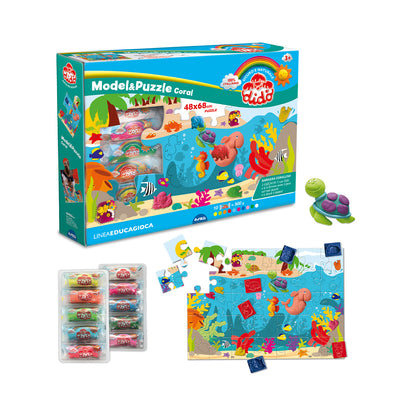 Dido' Model Puzzle Coral barriera corallina 35 tessere puzzle salsicciotti formine