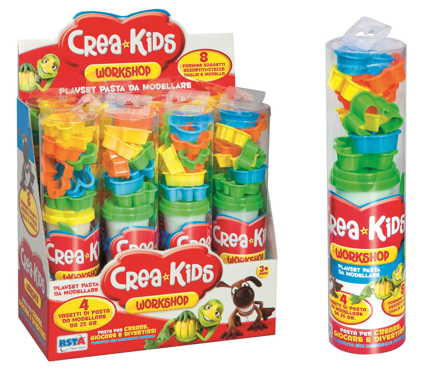 TUBO CREAKIDS 4 VASETTI da 25gr + FORMINE - 8758