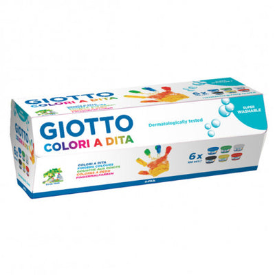 COLORI A DITA GIOTTO 100ml - 6 COLORI