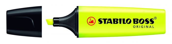 Stabilo Boss Original Evidenziatore Punta a Scalpello 2-5 mm Giallo Colore 24