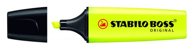 Stabilo Boss Original Evidenziatore Punta a Scalpello 2-5 mm Giallo Colore 24