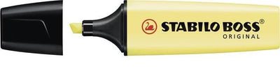 EVIDENZIATORE STABILO BOSS COL.144 - GIALLO BANANA PASTEL