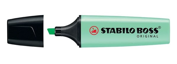 EVIDENZIATORE STABILO BOSS COL.116 - VERDE MENTA PASTEL