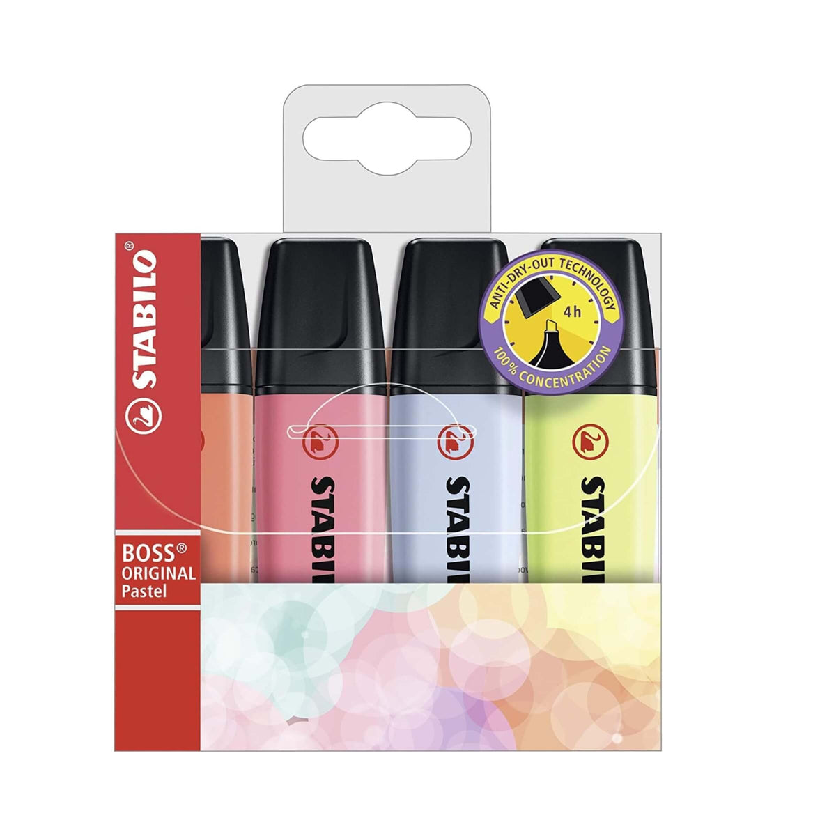 4 EVIDENZIATORI STABILO BOSS PASTEL - 70/4-3