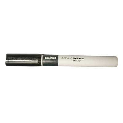 Marcatore Acrilico a Base Acqua Nero Carioca Plus 2 mm