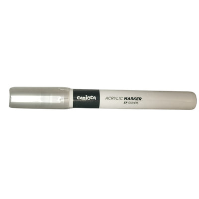 Marcatore Acrilico a Base Acqua Argento Carioca Plus 2 mm