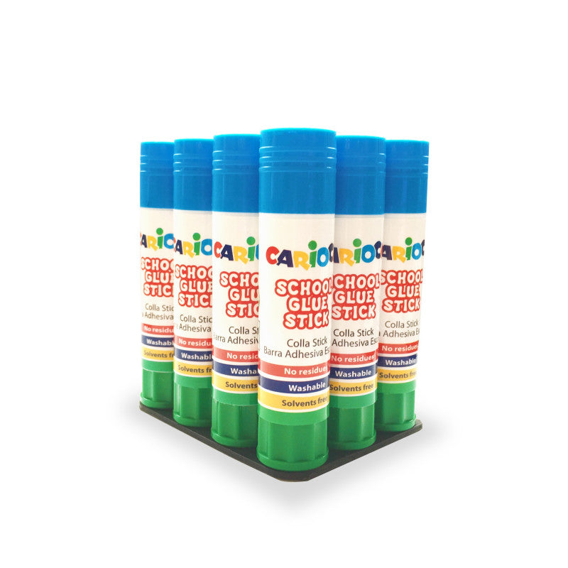 Colla stick Carioca 20 g ideale per uso scolastico domestico e ufficio