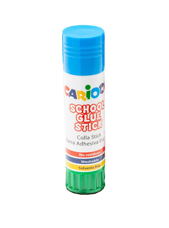 Colla stick Carioca 20 g confezione da 12 pezzi senza solventi