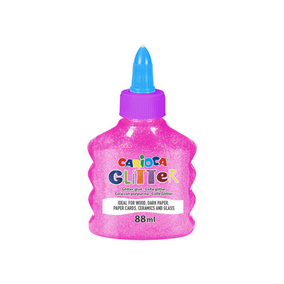 CARIOCA BOTTIGLIETTA GLITTER GLUE NEON 88 ml ROSA