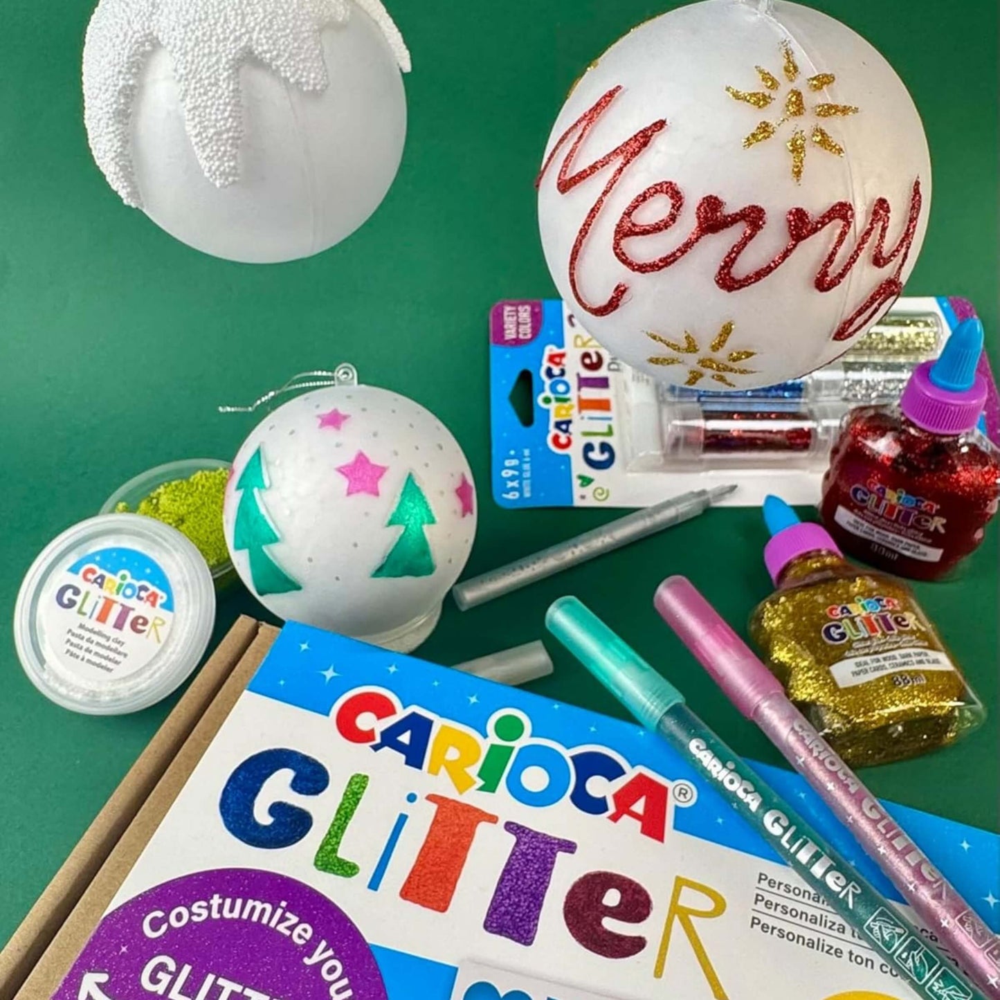 SET CREATIVO GLITTER CARIOCA - 42191