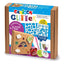 Set creativo glitter Carioca con 2 bottigliette colla 88ml e accessori brillantini