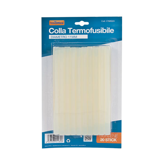 COLLA PER PISTOLA TERMOFUSIONE 40/60W (20 STICK)