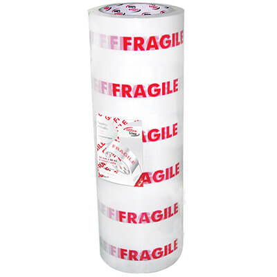 NASTRO ADESIVO 50mm X 66mt BIANCO FRAGILE (6PZ)