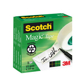 NASTRO ADESIVO SCOTCH MAGIC 810-1933 INVISIBILE PERMANENTE 19mm x 33MT