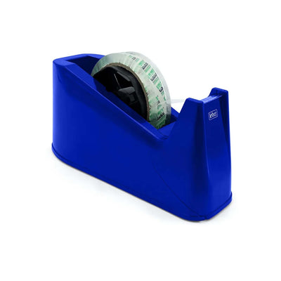 DISPENSER DA BANCO CON BASE ANTISCIVOLO BLU PER ROTOLI 33/66 Mt