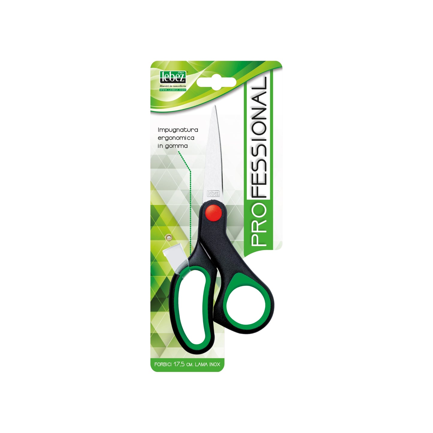 FORBICE LEBEZ CON IMPUGNATURA IN GOMMA 17,5 cm - 4343