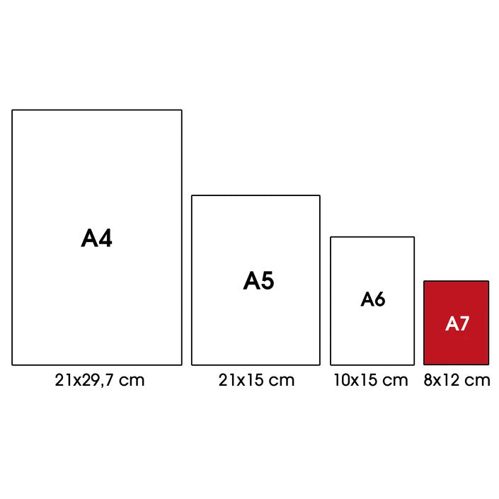 BLOCK NOTES A7 COLORCLUB BLASETTI - 8x12 cm - 5mm - 60 fogli (10PZ)