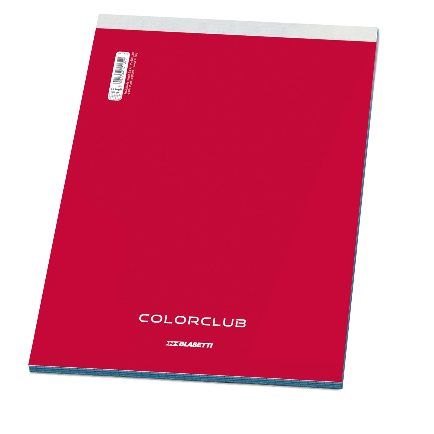 BLOCK NOTES A4 COLORCLUB BLASETTI - 21x29 cm - 5mm - 60 fogli (10PZ)