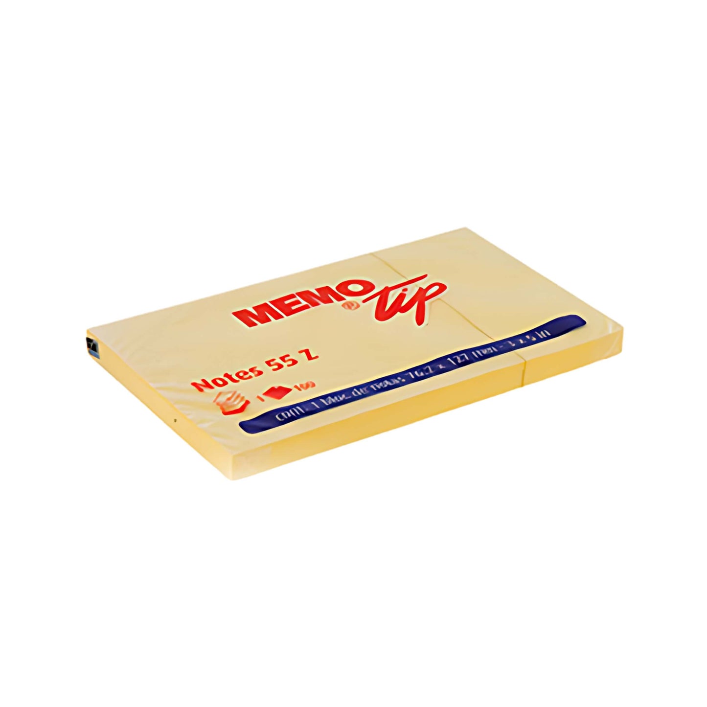 Biglietti Adesivi Memo Tip 127x76 mm giallo con adesivo riposizionabile, confezione 12 blocchi