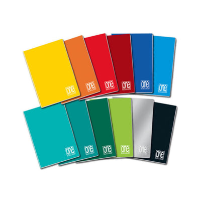 QUADERNO A5 - 15X21cm - 80gr BLASETTI ONE COLOR 5mm (10PZ)