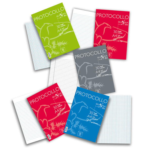 FOGLI PROTOCOLLO PIGNA 4mm (30FF)
