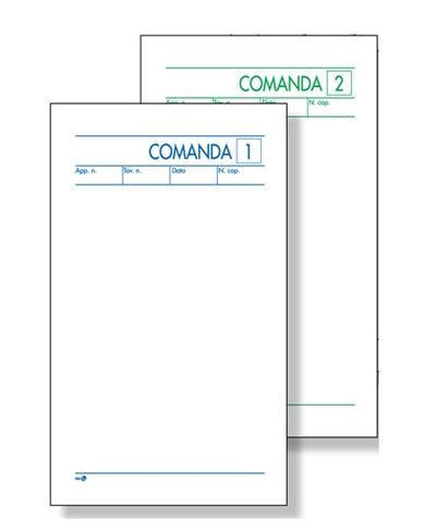 BLOCCO COMANDE DUPLICE COPIA 10x17cm (10PZ)