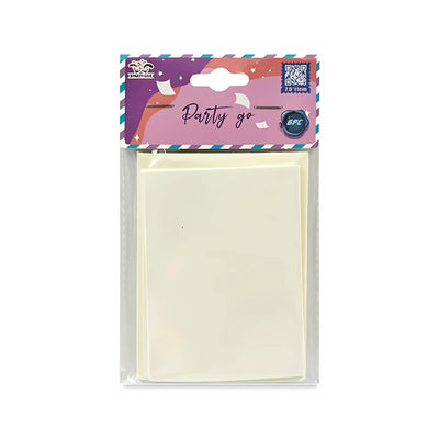 BLISTER 6 BIGLIETTI + 6 BUSTE F9 - 9x14 cm - BEIGE