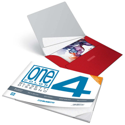 Album Blasetti BL4 Ruvido formato 24x33 cm, 20 fogli 200 g/m², fissato a 4 angoli