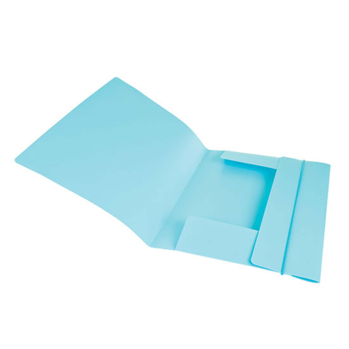 Cartelletta in Plastica PPL con Elastico A4 Colori Pastello 24,5x34 cm