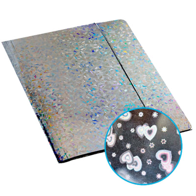 Cartelletta in Plastica PPL con Elastico in 2 Colori Cangianti A4 - 24,5x34 cm