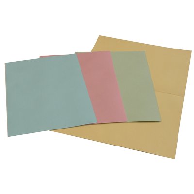 CARTELLINE 3 LEMBI CARTONCINO 200GR. 'MANILLA'  TECNOTEAM COL.TENUI  F.TO A4  (10PZ)