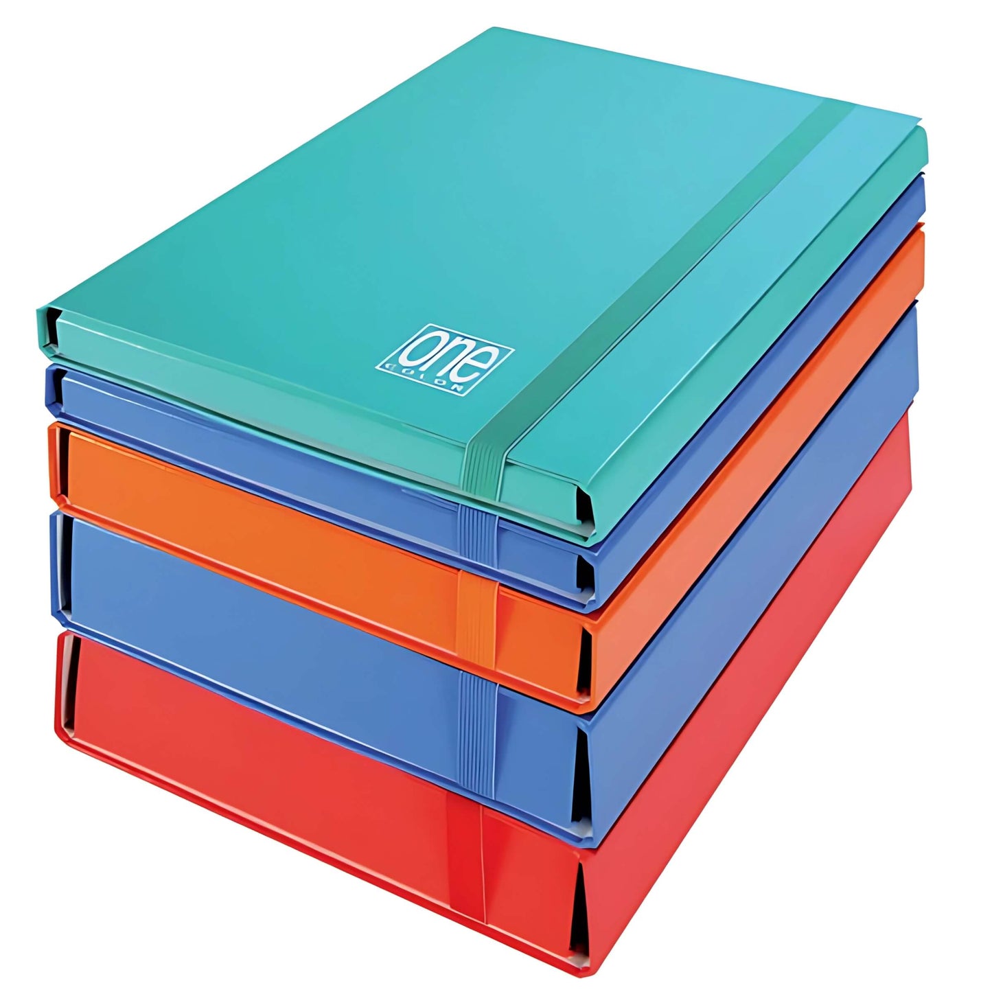 Cartelletta porta progetti One Color dettaglio elastico piatto e dorso 5 cm