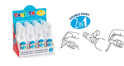 CORRETTORI CARIOCA 2 IN 1 - PENNA E PENNELLO