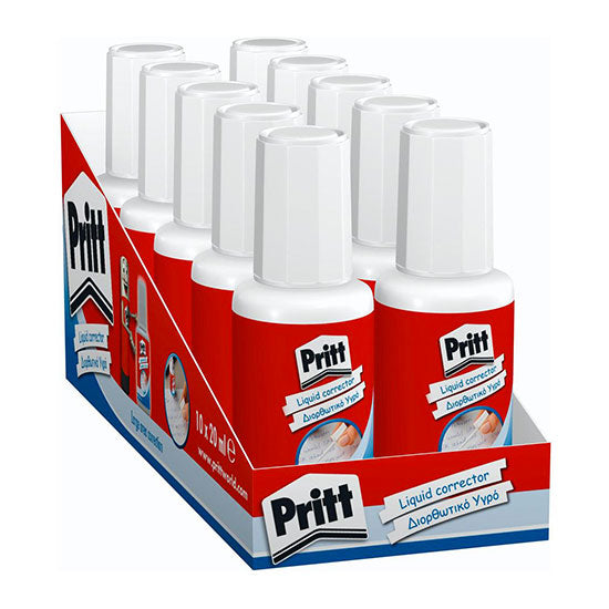 CORRETTORE LIQUIDO A PENNELLO PRITT 20ml (10PZ)