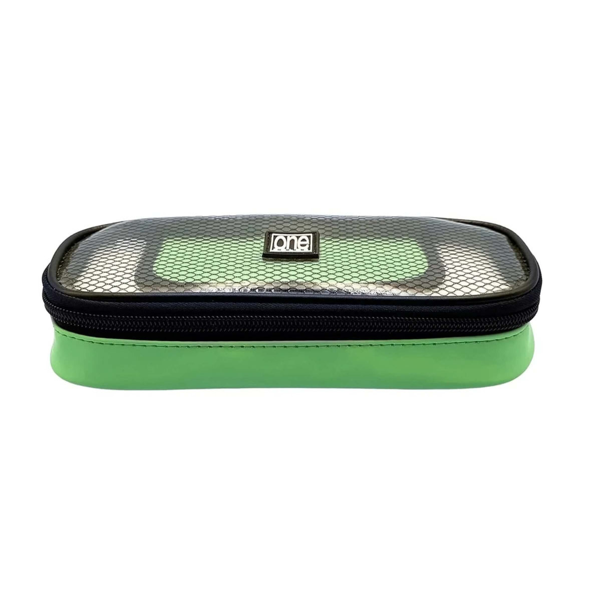 Blasetti One Color EVA Astuccio Round Verde in PU + EVA con Coperchio Trasparente 21,5 x 9,5 x 5 cm