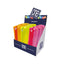 ASTUCCIO ONE COLOR NEON BUSTINA TRASPARENTE ARANCIO