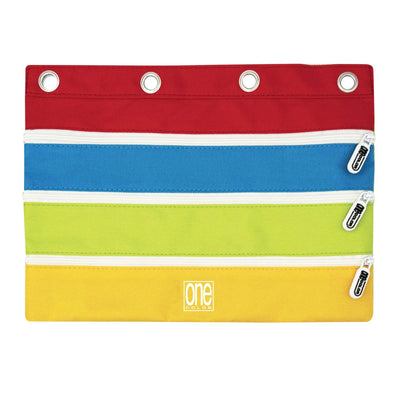 Astuccio Tutto in Uno per Raccoglitore 3 Tasche Multiscomparto One Color 27,5x20 cm - Multicolor