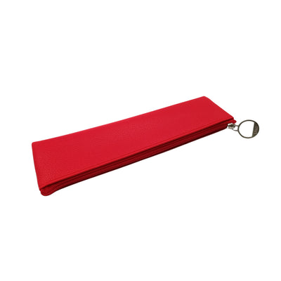 Astuccio bustina Balmar B-Color rosso con cerniera, vista frontale