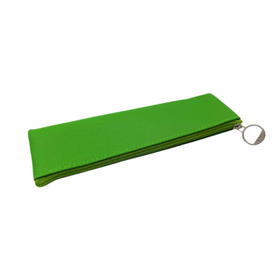 Astuccio bustina Balmar B-Color verde con cerniera, vista frontale