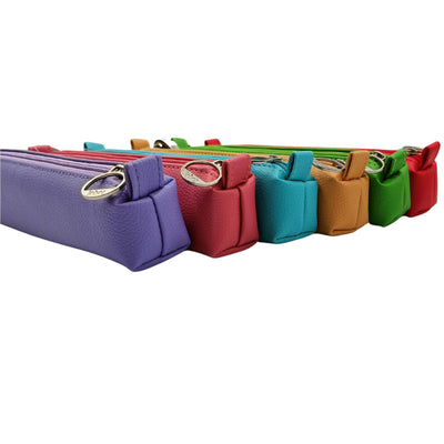 Astuccio a barretta Basic Colors Be Mine rosso in PU con chiusura a cerniera