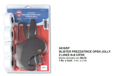 PREZZATRICE SIAM JOLLY 2616 - 16 CIFRE - 4 ROTOLI - TAMPONE