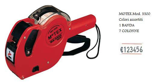 PREZZATRICE MOTEX 5500NEW  7 CIFRE