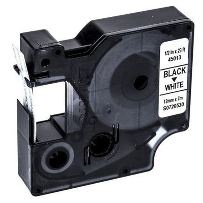 NASTRO COMPATIBILE PER ETICHETTATRICE DYMO D1 - S0720530 - RIC. 450130 NASTRO GIALLO - TESTO NERO 12mm x 7m
