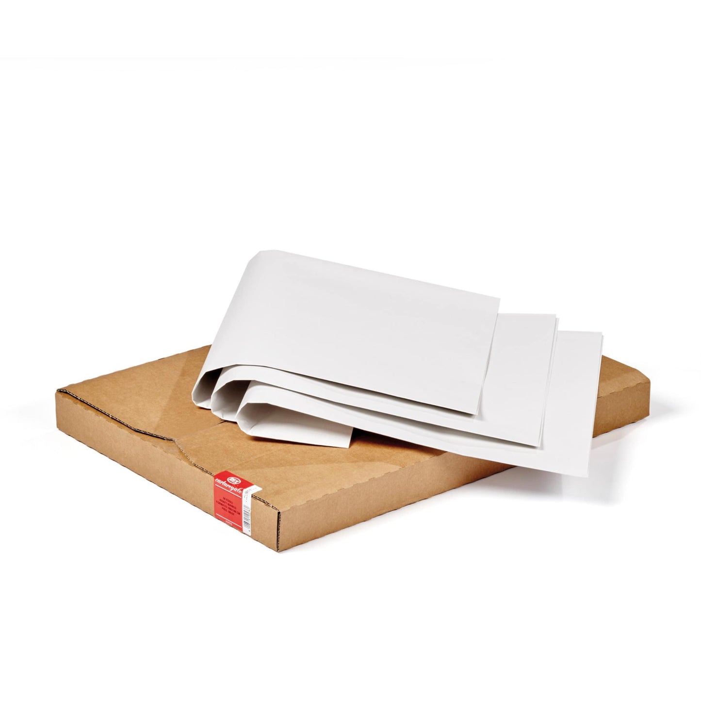 Carta da pacco Kraft bianca 70 g/m2 fogli 100x140 cm confezione da 10 fogli