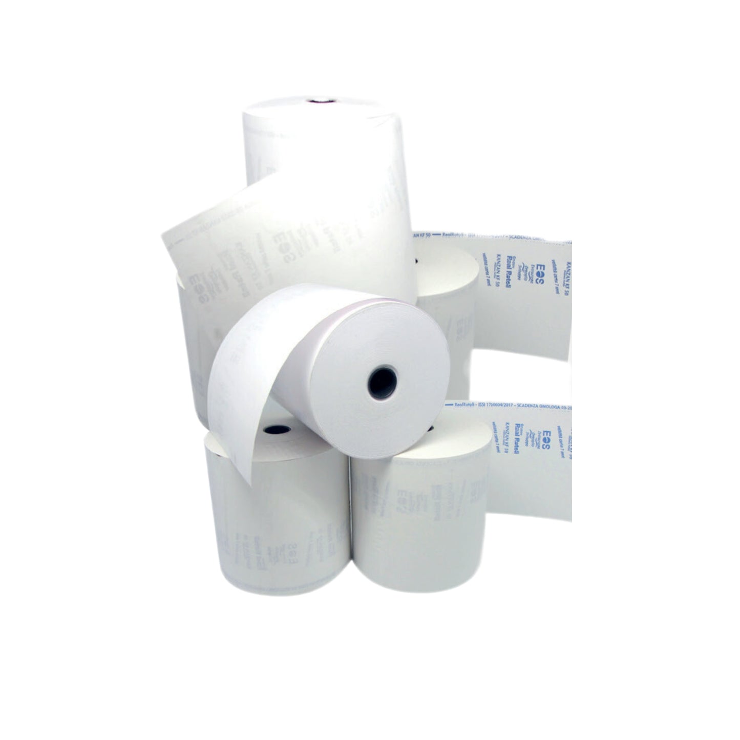 ROTOLO CARTA TERMICA  - 48 gr/mq - BPA FREE - OMOLOGATA PER REGISTRATORE DI CASSA 80mm x 80mt Foro 12mm (10PZ)