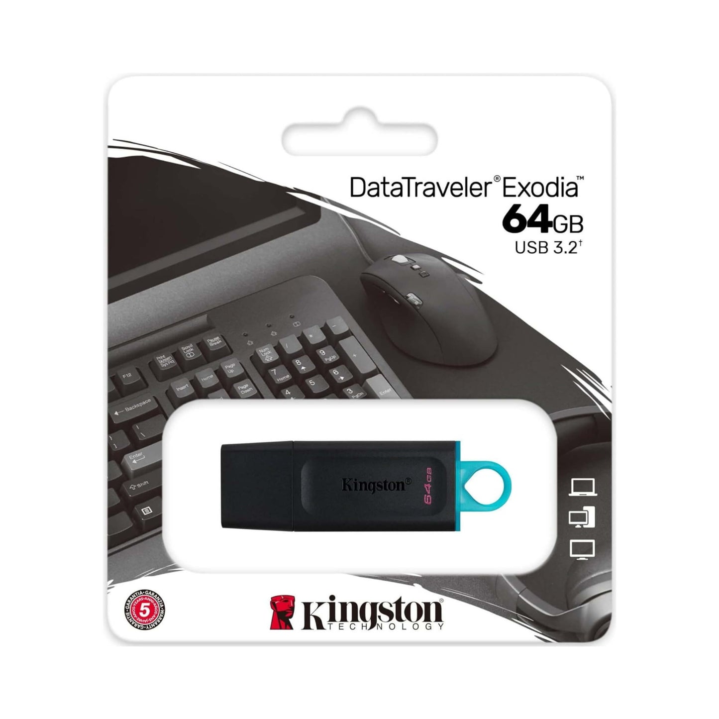 Pen drive Kingston DataTraveler Exodia 64 GB USB 3.2 Gen 1