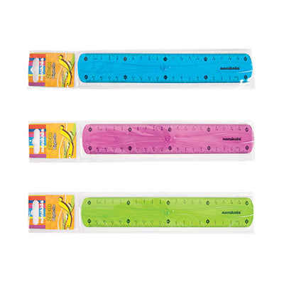 RIGHELLO GOMMATO FLESSIBILE NIKOFFICE 30cm