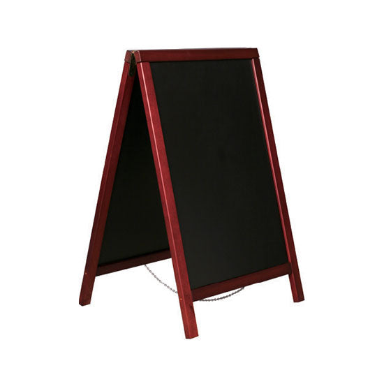 Lavagna Sandwich cavalletto Teak 69x125 cm