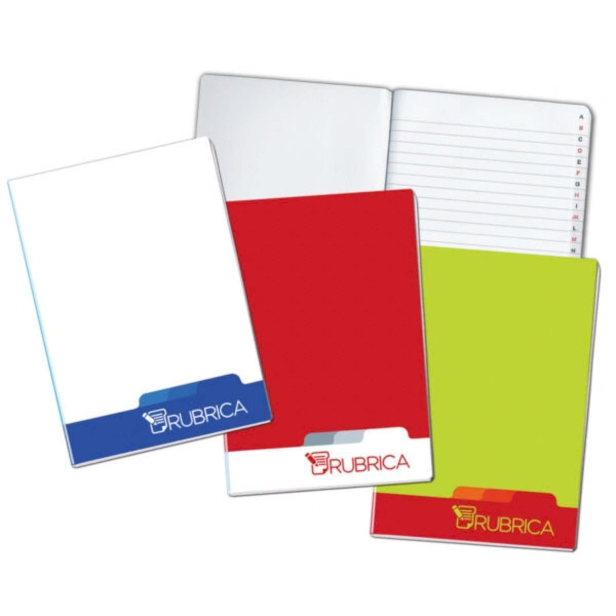 Blasetti Rubriche Alfabetiche A5 Punto Metallico Carta 80 g/m² Copertine Assortite 10 Pezzi
