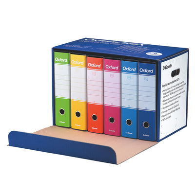 SCATOLA OXFORD BOX G85 - 8 cm - 23x33 cm COLORI ASS.TI (6PZ)